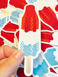 Rocket Pop Metallic Sticker