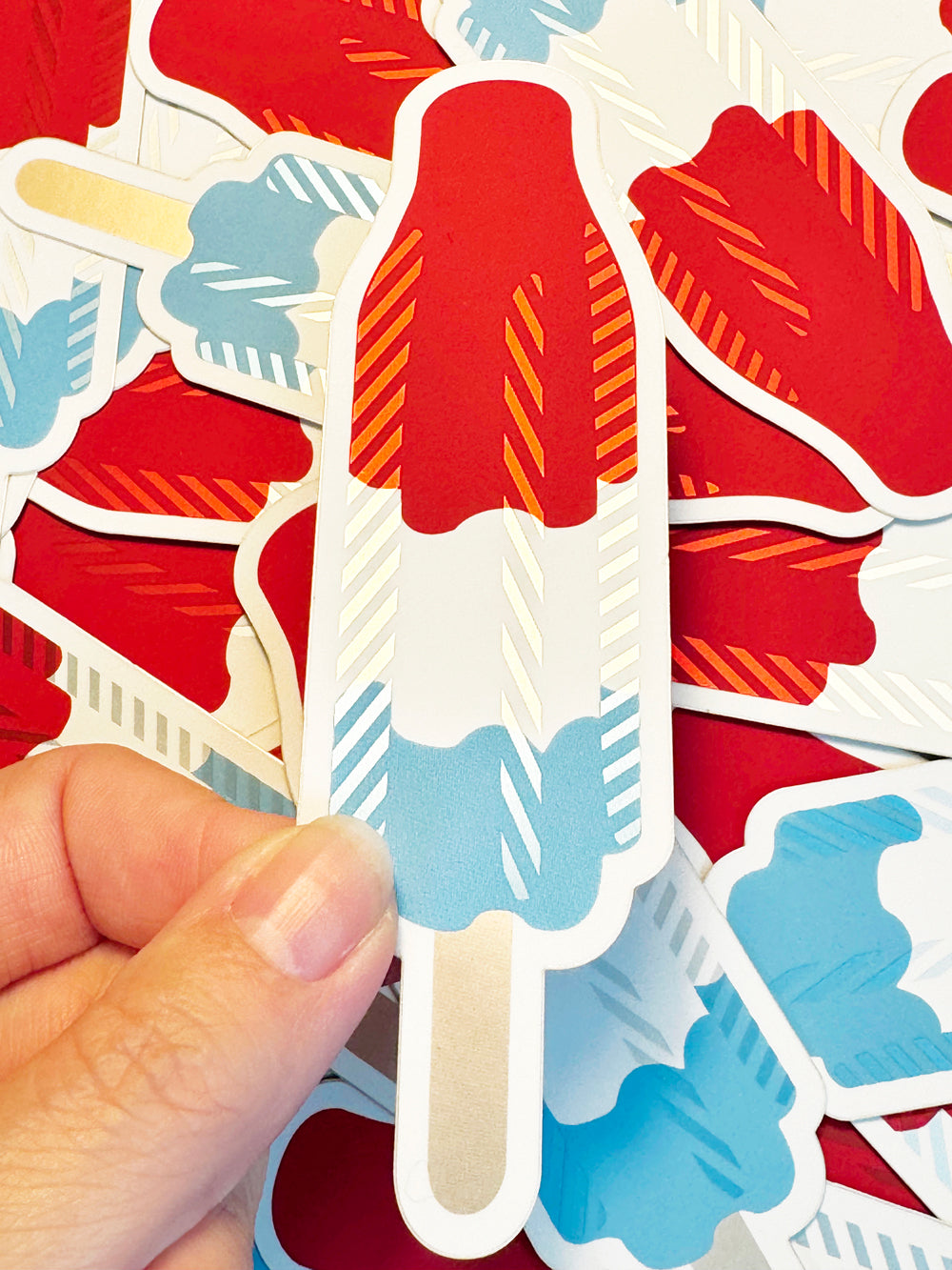 Rocket Pop Metallic Sticker