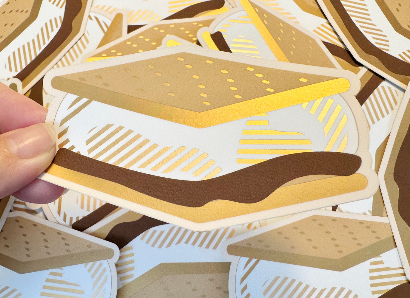 S'more Metallic Sticker